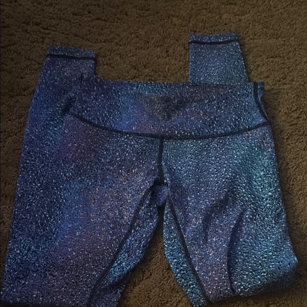 Sparkly Blue lululemon Leggings